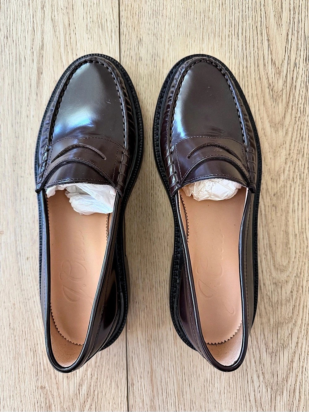 J.Crew Winona Penny Loafers Brown US 8  New - Picture 3 of 5